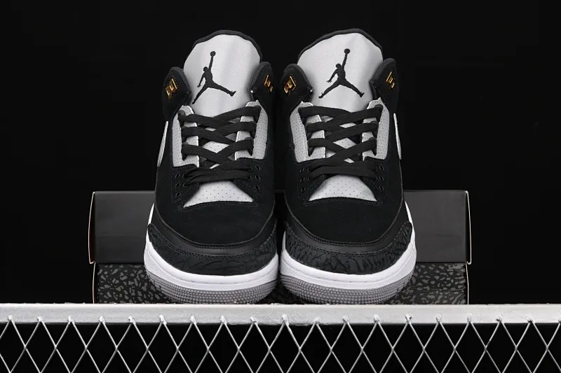 All categories Air Jordan Jordan series basketball shoes Air Jordan 3 Air Jordan 3 Retro Tinker AJ3 Joe 3 reflective black cement CK4348-007